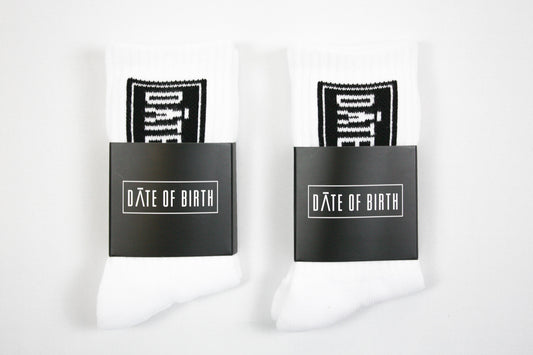 Block Logo Crew Socks - 2 PACK